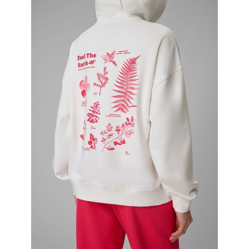 Women's loose sweatshirt with hood 4F
