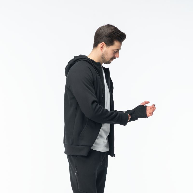 Elbrus Rufo II sweatshirt fekete pulóver