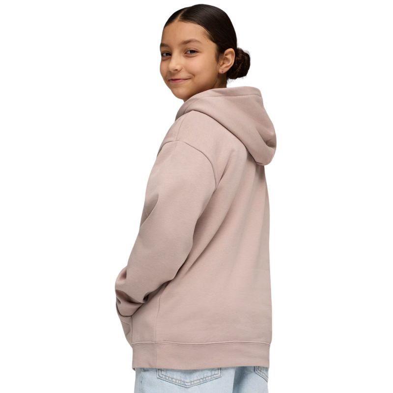 Puma ESS Centered Cat Logo Relaxed Hoodie for Kids Pink 692973 rózsaszín kapucnis pulóver