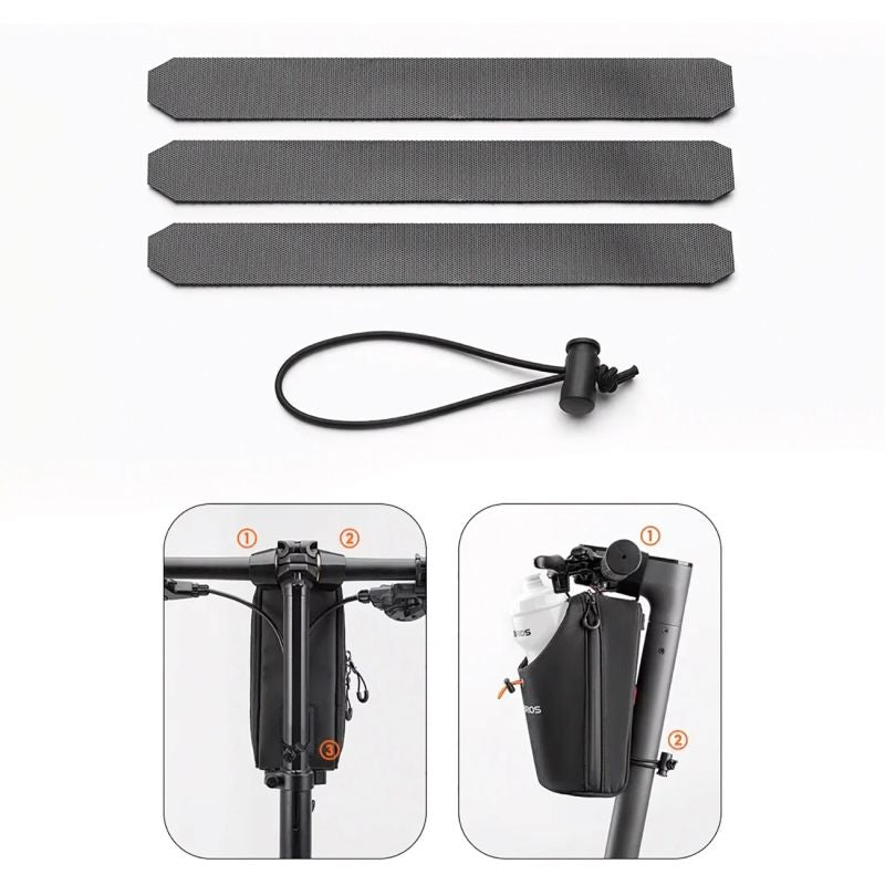 Rockbros P002 Handlebar Compatible with Scooters and Folding City Bikes 1.5L - Black fekete táska