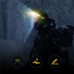 Wozinsky WLC-1200 350lm CREE LED Headlamp IPX4 with Motion Sensor - fekete elektronika 304004-210630