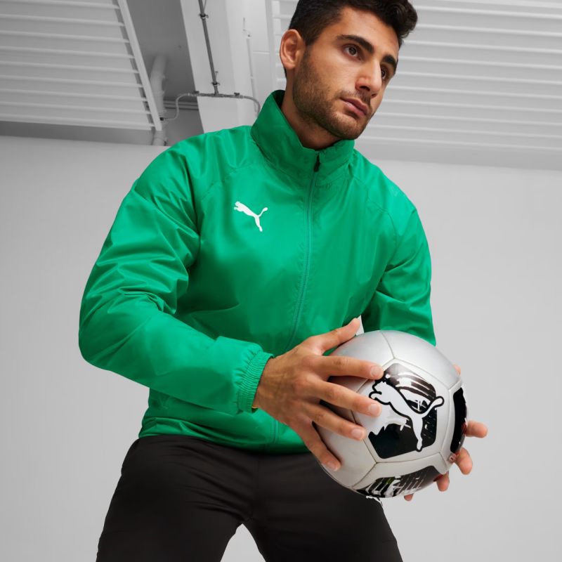 Puma Team Goal All Weather Men's Jacket Green 659038 05 Ruházat