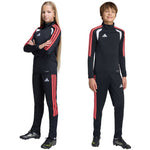 adidas Tiro 26 League Slim kids' black and red JY7115 104cm nadrág