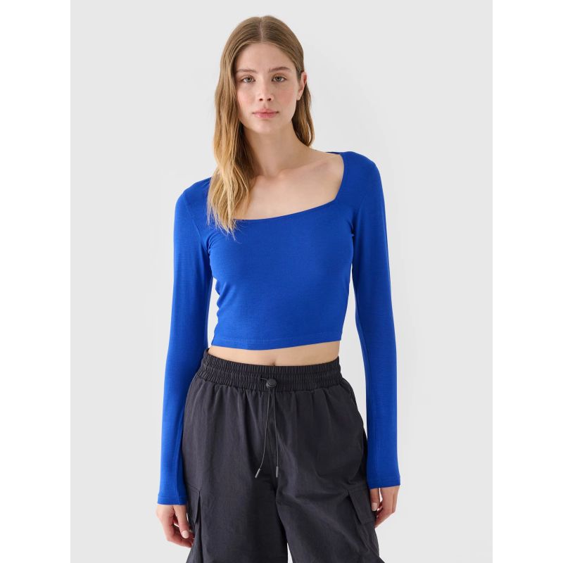 4f Longsleeve slim smooth women's 4FRSS24TLONF499-36S General