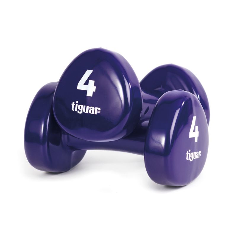 Tiguar vinyl dumbbells lila edzőfelszerelés TI-HW0040BOX