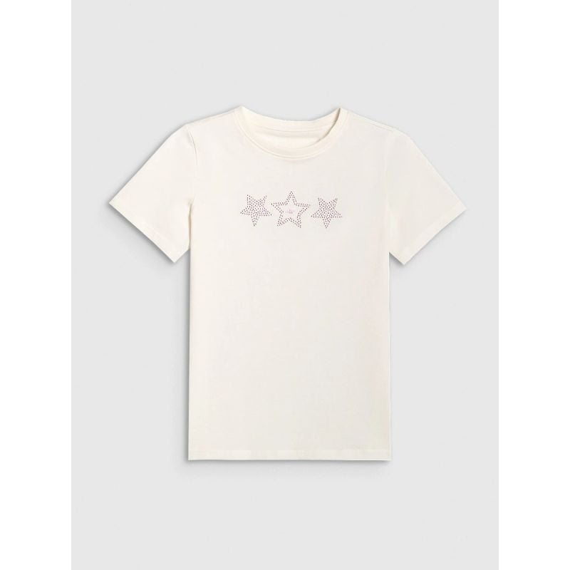 Girls' regular printed T-shirt 4F 4FJRSS26TTSHF3455-11S shirts