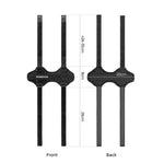 Rockbros 50210064001 Velcro Bike Strap for Bluetooth Speaker or Water Bottle - Black fekete water bottles, bluetooth speakers, belts, training equipment