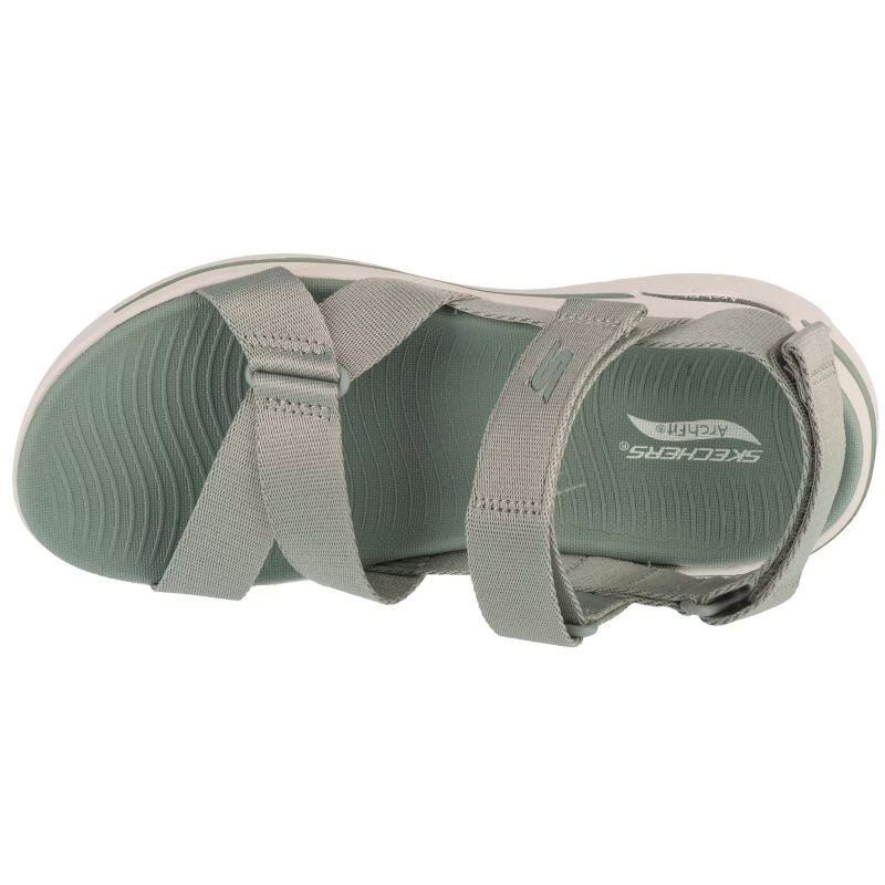 Skechers Go Walk Arch Fit Sandal - Attract 140808-SAGE Gray 39 Cipő