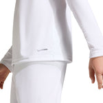 Adidas Entrada 26 Long Sleeve Jersey Kids’ Shirt, White, fehér gyerek póló KF5874