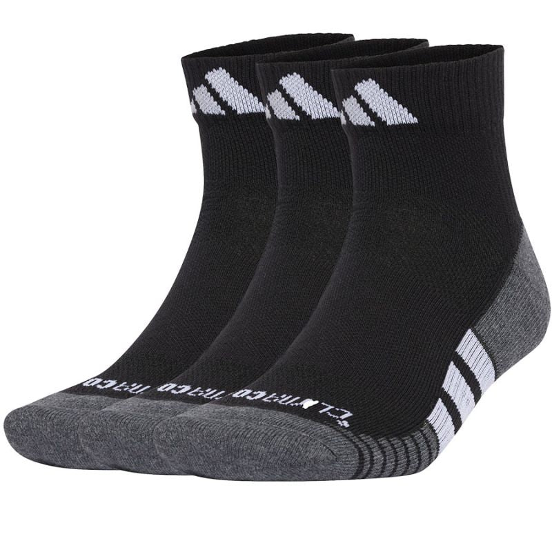 adidas Cushioned Performance Climacool Qrt 3P socks JC6446 fekete zokni
