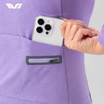 Rockbros TVI Women's Long Sleeve Cycling Jersey Fall/Winter M - Purple m \ fioletowy kötött sapka 15310002003-211745