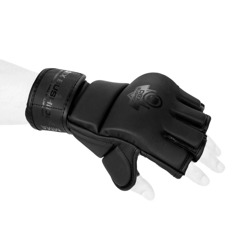 DBX Bushido MMAM Gloves - Black Master - Valor Series fekete kesztyű