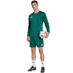 Men's adidas Entrada 26 Long Sleeve Jersey green KF5846 zöld hosszú ujjú mez
