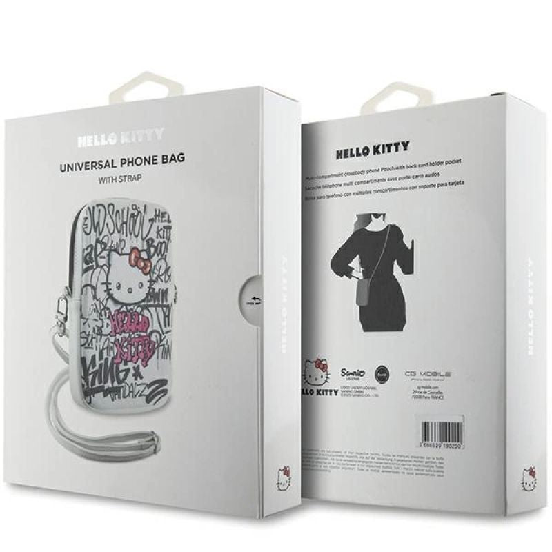 Hello Kitty Graffiti Kitty Head bag - white
