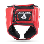 DBX Bushido RED Tournament Boxing Helmet czerwony helmets, martial arts equipment
