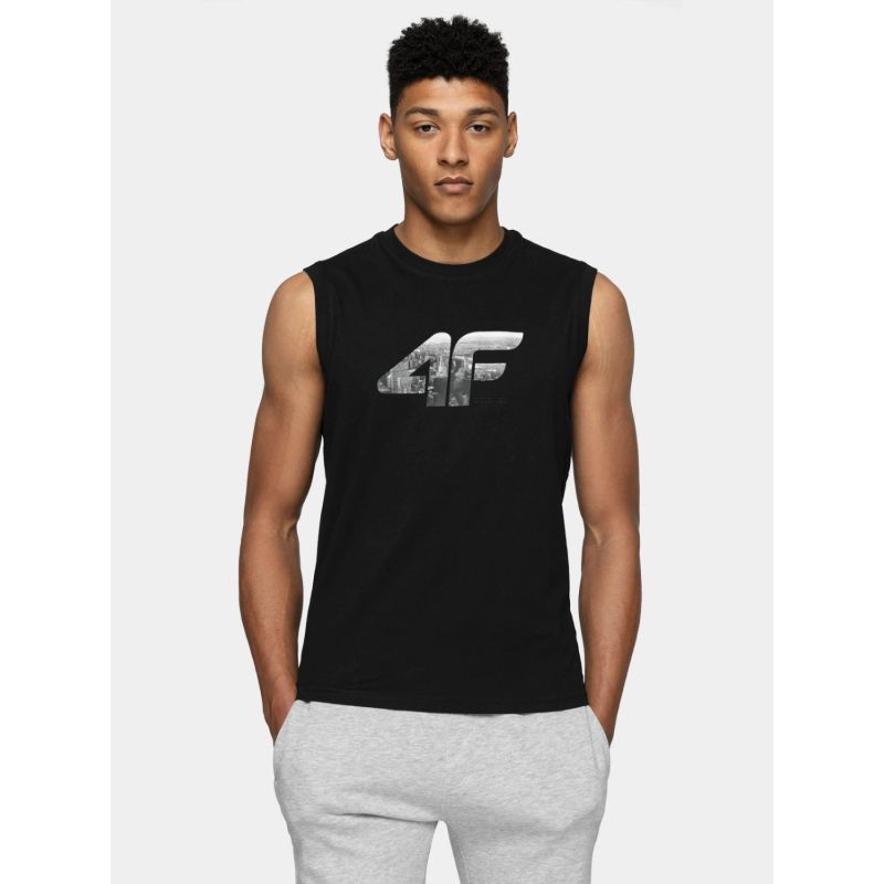 Men's sleeveless 4F 4FWSS26TSLEM357-20S 5xl póló