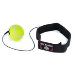 Reflex boxing ball for the head - yellow