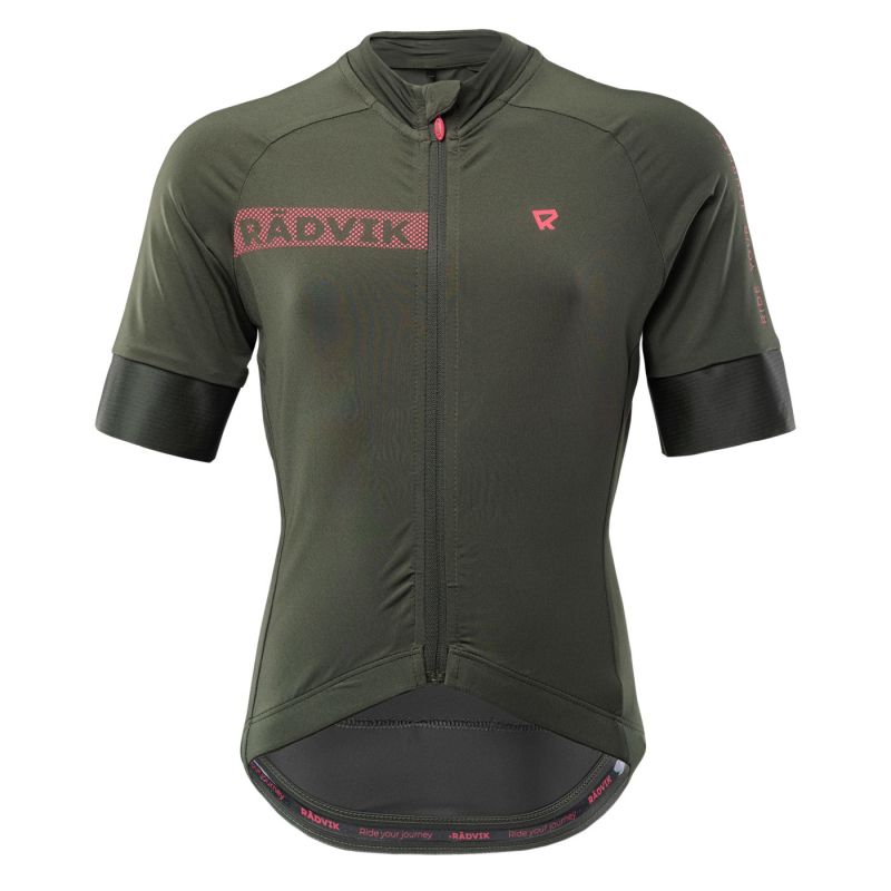 Radvik Bravo Jrg Jr Cycling Jersey fekete póló