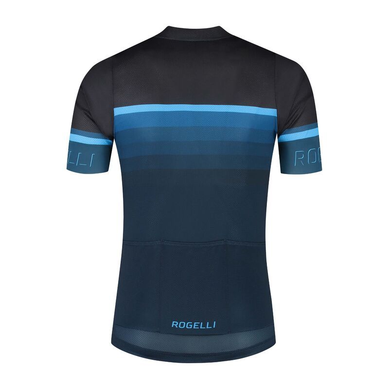 Rogelli HERO II T-shirt Black and kék póló