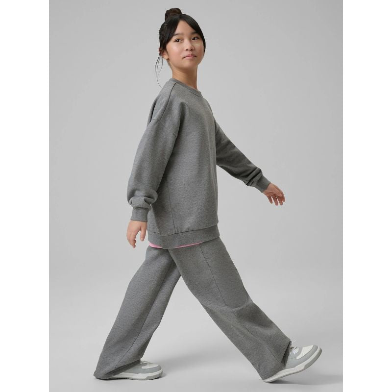 Girls' loose sweatshirt without hood 4F