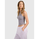 Women's slim ribbed knit top 4F