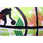 Enero Solid Basketball Size 7 Green And White fehér labda