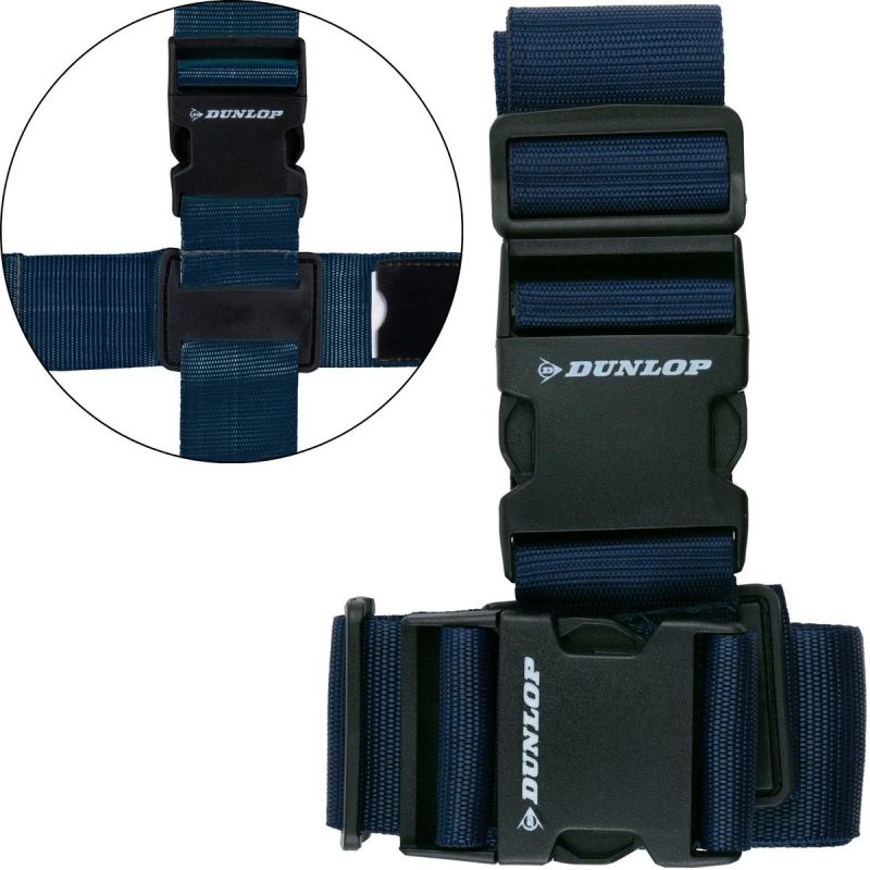 Dunlop UNIVERSAL LUGGAGE SECURITY BELT SET OF 2 NAVY kék kiegészítő GSP-1078212