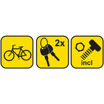 Dunlop U-LOCK BIKE LOCK + CABLE kiegészítő GSP-472232