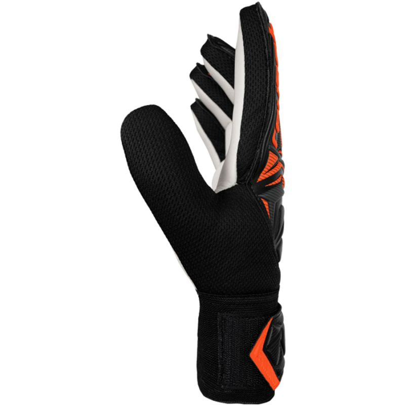 Reusch Attrakt Starter Solid Gloves 56 70 514 fekete kapuskesztyű