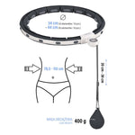 HMS Hhm15 Hula Hop Black With Magnet And Weight + Counter fekete pulóver 17-44-583