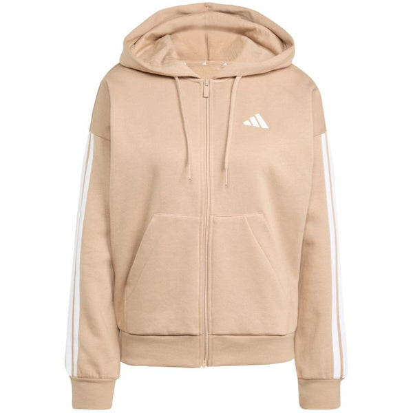 adidas Essentials 3-Stripes Full-Zip Fleece Hoodie W JX7706 pulóver