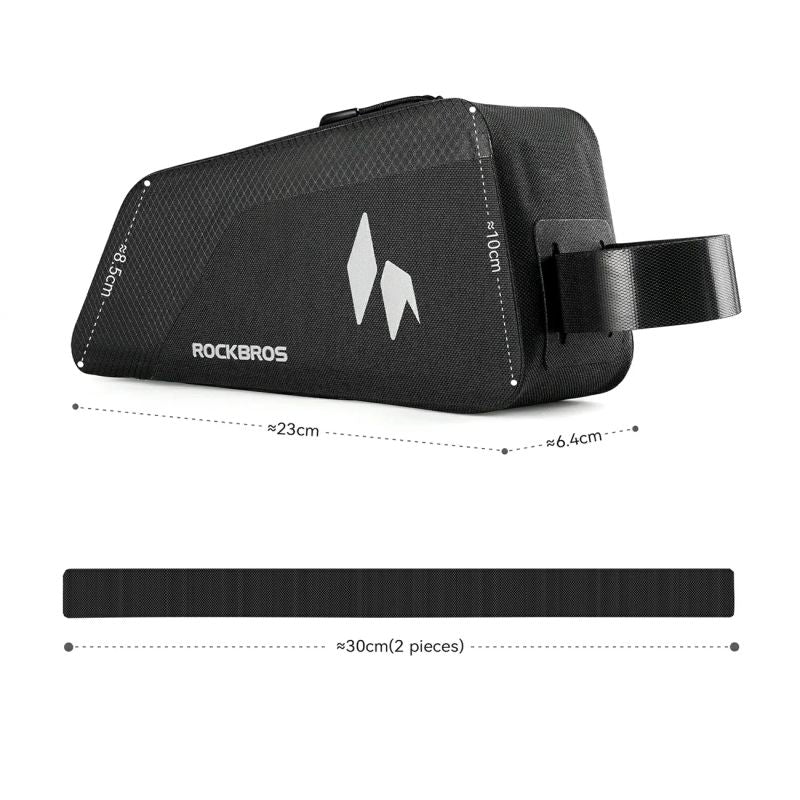Rockbros AS-151 RideMate Waterproof Top Tube - Black fekete táska