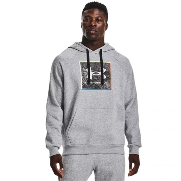 Under Armour Armor UA Rival Flc Graphic Hoodie M 1370349 011 Pulóver