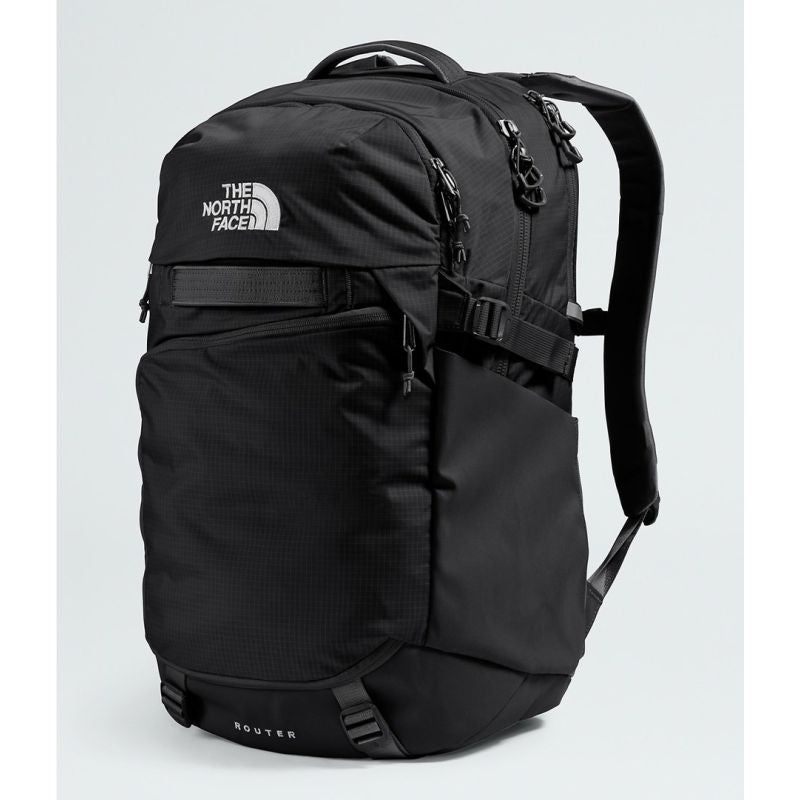 The North Face Router Backpack Nylon, Recycled Polyester fekete hátizsák