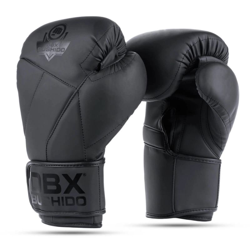 DBX Bushido 10oz Boxing Gloves - Hammer Black - Valor Series fekete kesztyű