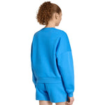 adidas Essentials Small Logo Feelcozy Women's Sweatshirt Blue KC5280 2xs kapucnis pulóver