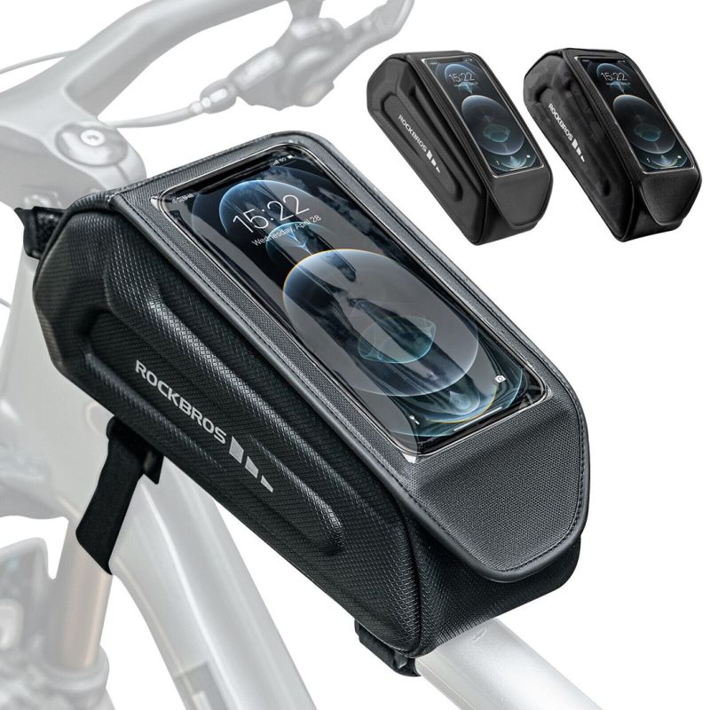 Rockbros bike frame/phone KL001 fekete táska