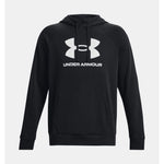 Under Armour Rival Fleece Logo Hoodie – black/white fekete kapucnis pulóver 596024