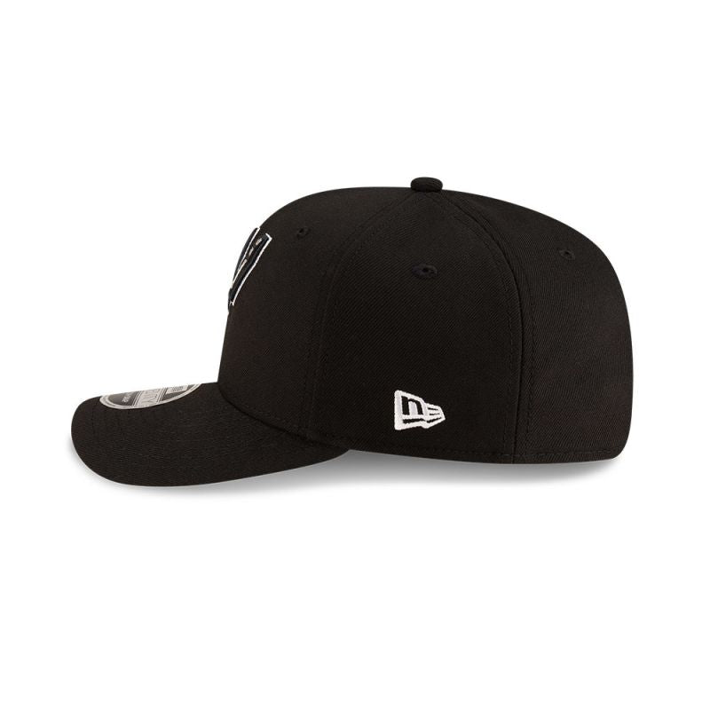 New Era 9SEVENTY San Antonio Spurs NBA Team Black Stretch Snapback Cap - uniwersalny baseball sapka