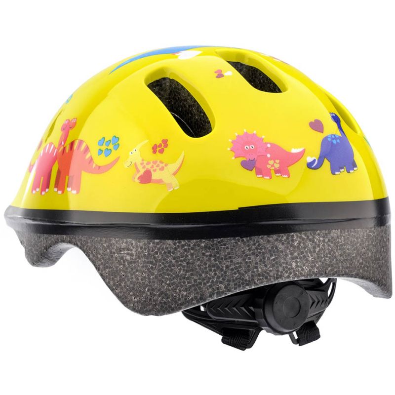 Meteor KS06 Dino bicycle helmet size XS 44-48 cm Jr sárga helmets