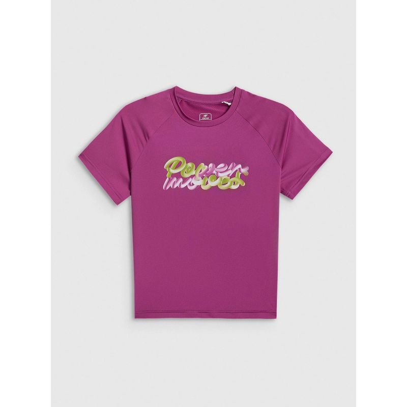 4F Girls' quick-drying sports T-shirt 158/164 póló
