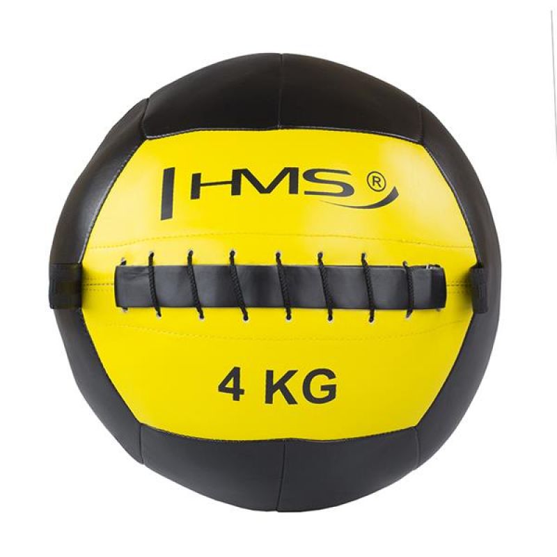 HMS Wall Ball WLB 4 kg exercise ball sárga póló 17-41-025