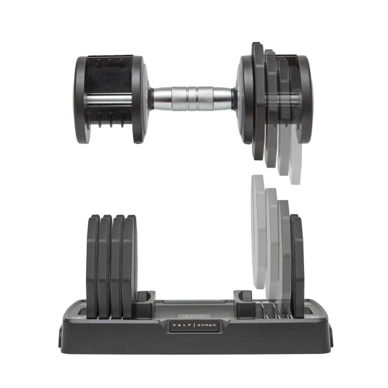 Half Human Adjustable Dumbbell 10kg fekete edzőfelszerelés SFIT-P-HH30002
