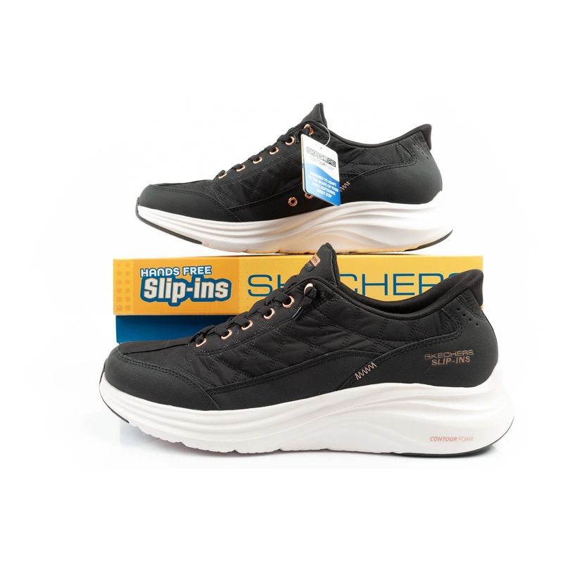 Skechers Contour Women's Quilted Slip-ins Sneakers Cipő