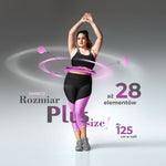 HMS Hula Hop Set Hhw12 Violet With Nuts And Weight + Belt Br163 Black Plus Size fekete póló 17-44-620