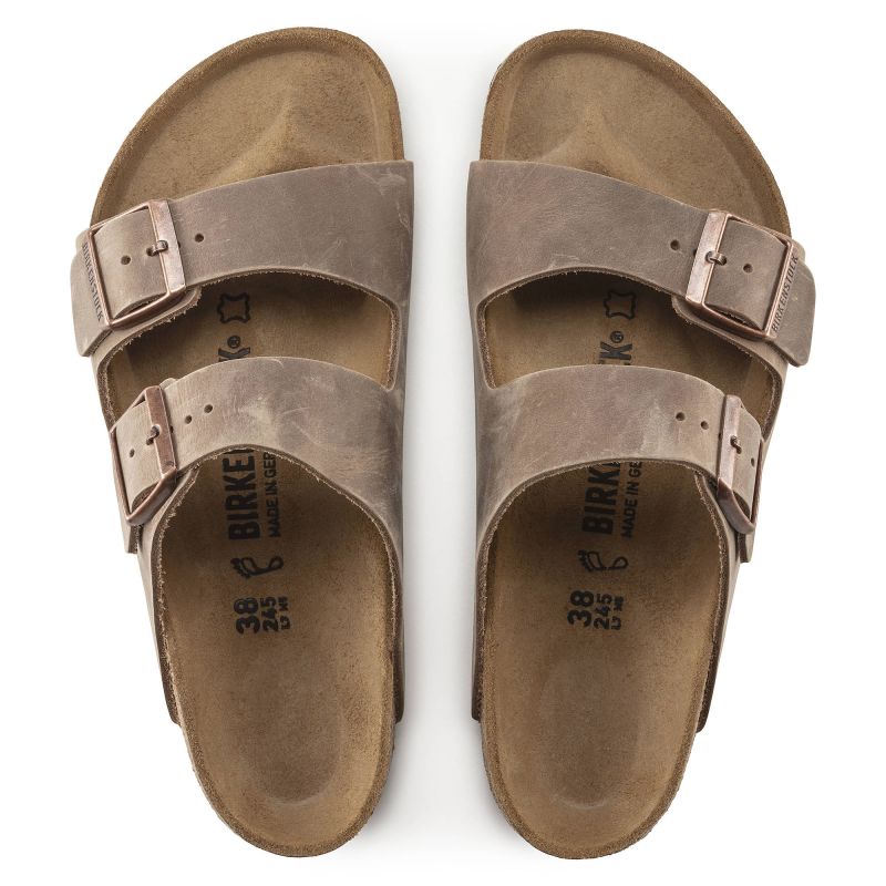 Birkenstock Arizona Tabacco Brown Men's/Women's Brown Regular Wide Flip-Flops (0352201) cipő