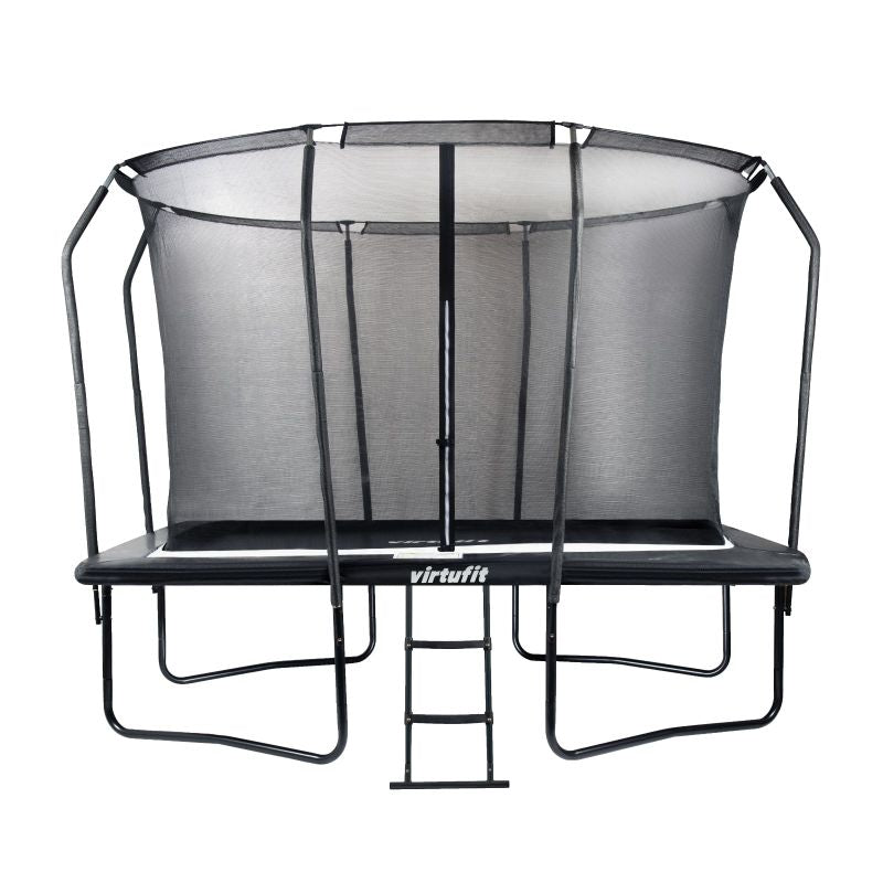 VIRTUFIT PREMIUM TRAMPOLINE WITH SAFETY NET 213 x fekete védőfelszerelés