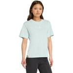 adidas Essentials Small Logo Cotton Light Blue Women's T-Shirt JY4965 Ruházat