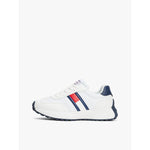 Tommy Hilfiger women's FLAG LOW CUT LACE-UP SNEAKERS T3X9-33877-1695X336-X336 WHITE/BLUE kék utcai cipő