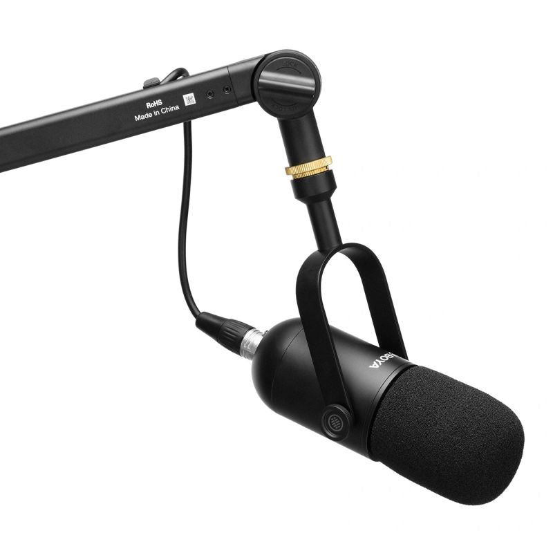 DC BOYA BY-DM500 Cardioid XLR Dynamic Microphone for Podcasts - fekete kiegészítő 304004-212850
